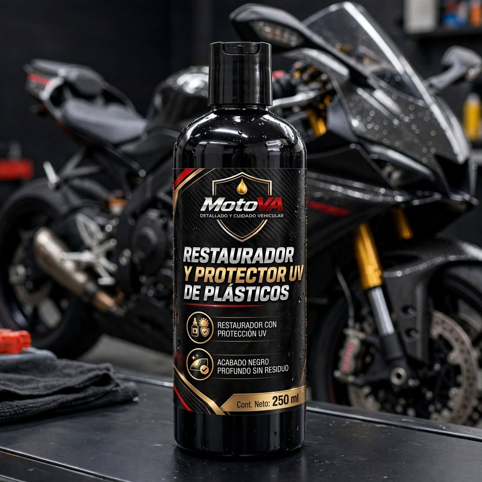 Restaurador y Protector UV de Plásticos